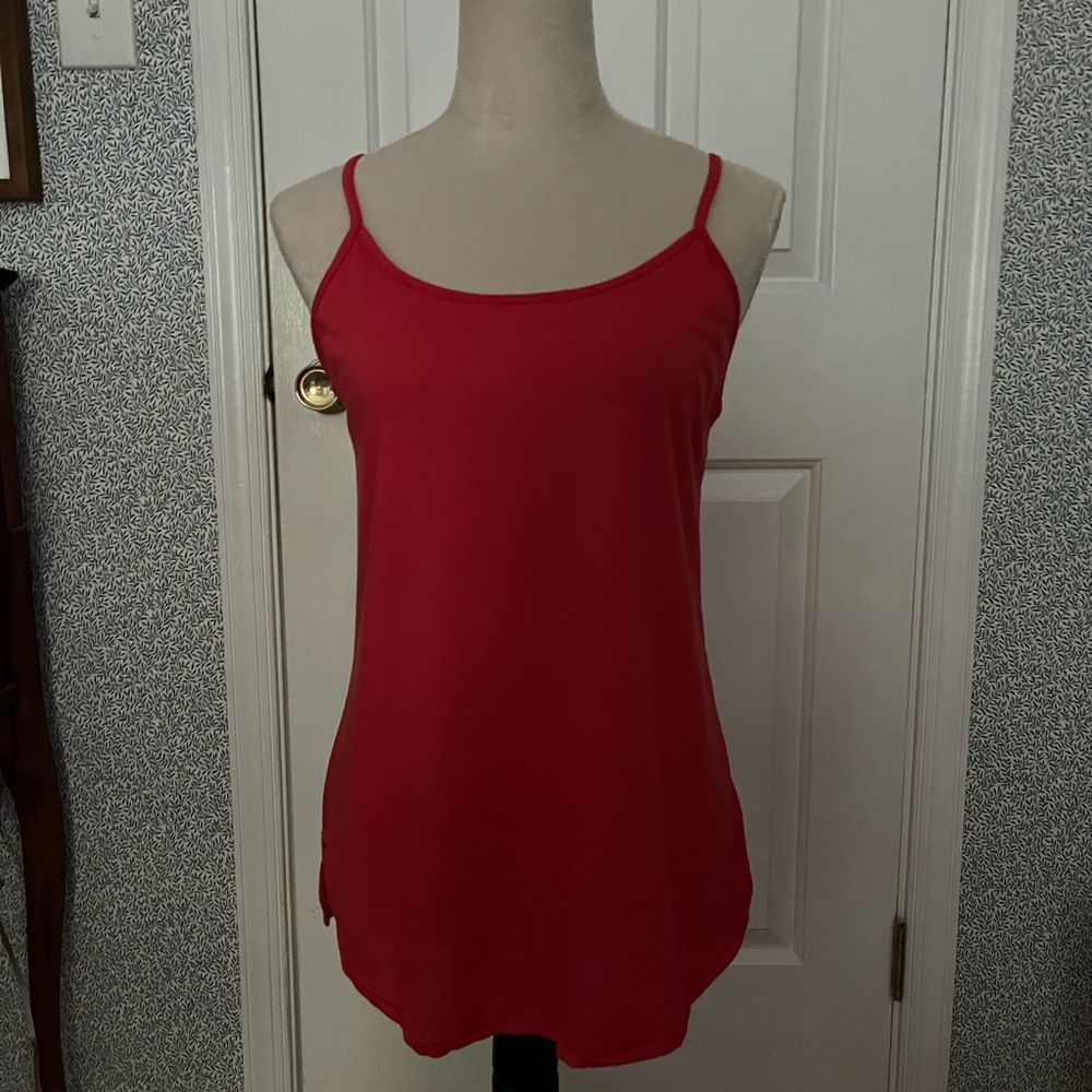 Red cotton camisole